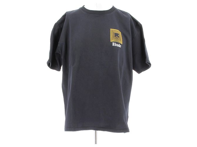 Autre Marque Dunkelgraues T-Shirt mit Muster