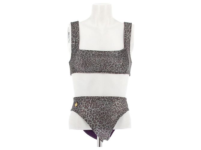 Autre Marque Bikini de dos piezas Gris