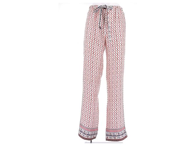 Louis Vuitton Seiden-Pyjama-Hose Pink