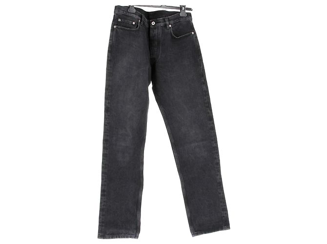 Vaqueros Off White negros de algodón hombre talla 32