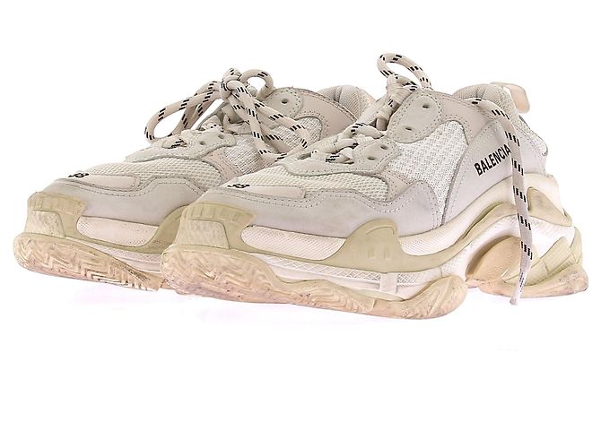 Balenciaga Baskets blanches "Triple S"
