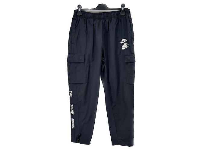 Pantaloni da jogging Nike neri in cotone Nero