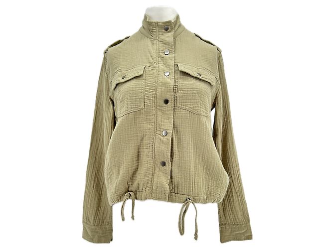 Autre Marque Giacca in cotone kaki RAILS XS Cachi