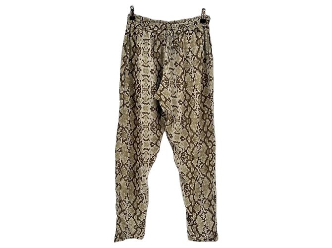 Pantalones anchos Magali Pascal estampado caqui