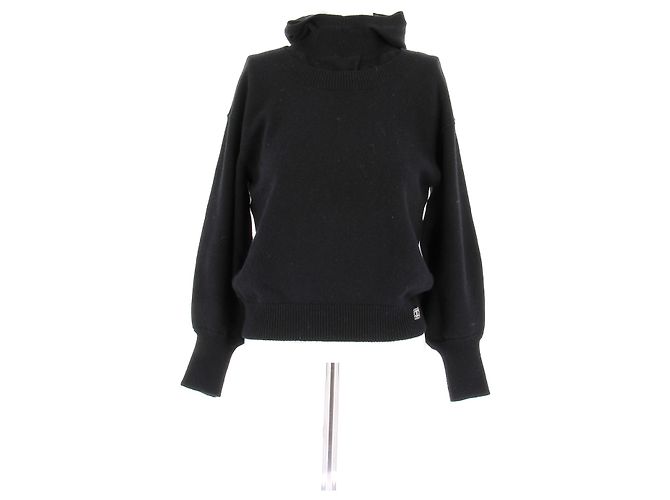 Chanel Schwarzer Cashmere-Hoodie