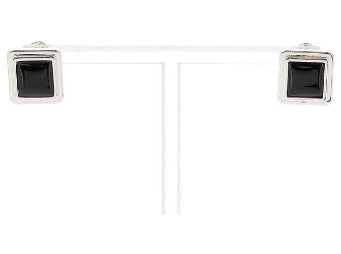 Autre Marque Quadratische Ohrringe Silber