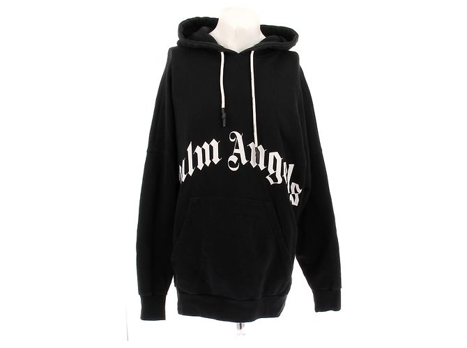 Palm Angels Sweatshirt Schwarz Skelett