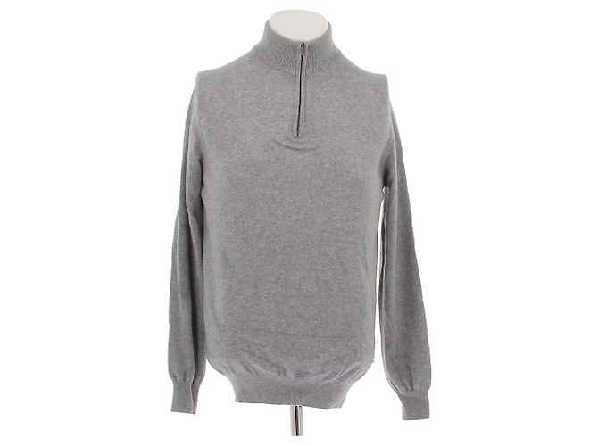 Hackett London Grau Wollpullover