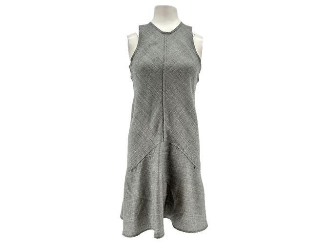 Autre Marque BITE Ärmelloses kurzes Wollkleid in Grau