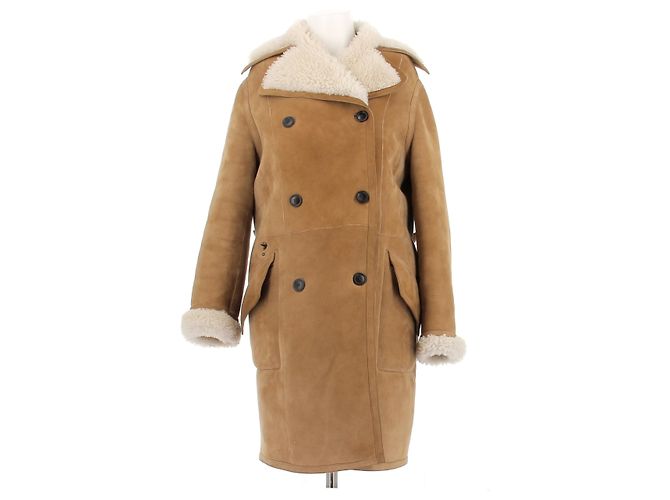 Christian Dior Camel Shearling Jacket