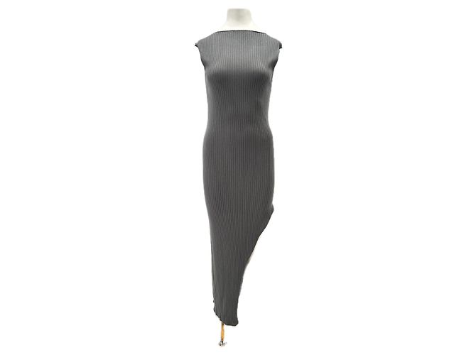 Autre Marque Vestido asimétrico gris ST AGNI