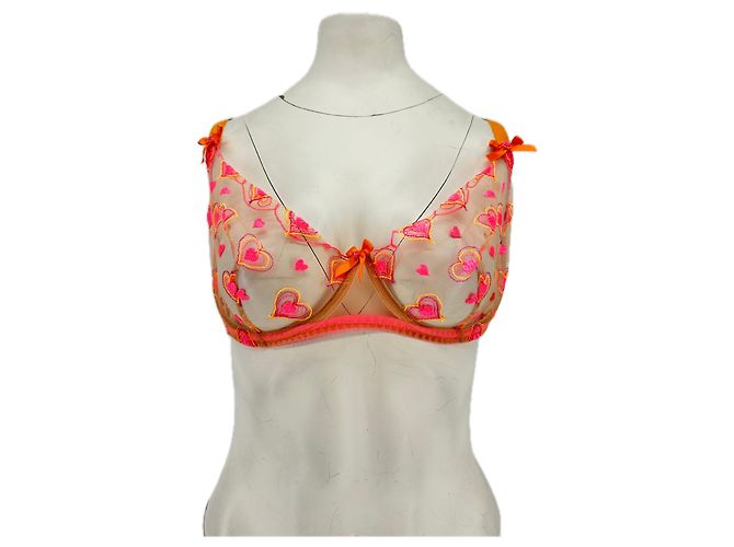 Agent Provocateur Sostén rosa y naranja