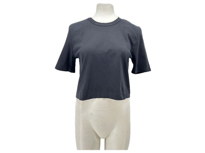Autre Marque T-shirt nera in cotone WARDROBE NYC XS Nero
