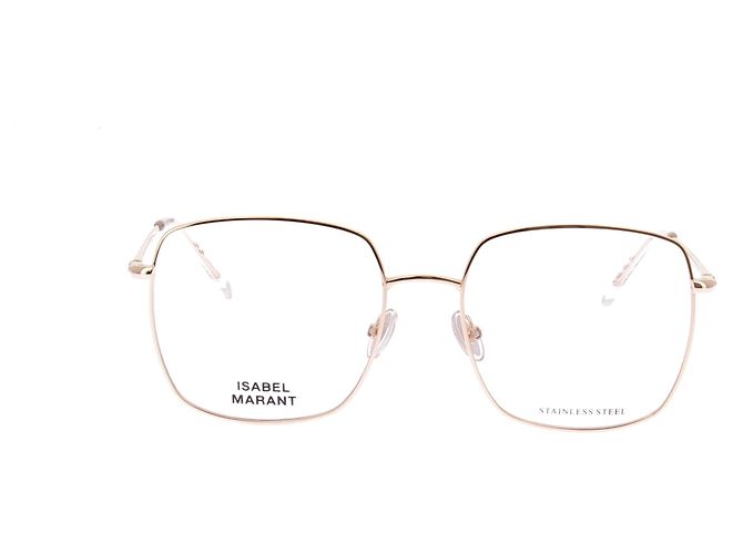 Isabel Marant Óculos de grau em metal dourado