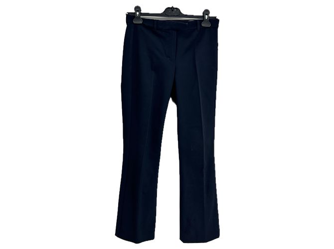 Max Mara Calça preta com pregas Preto