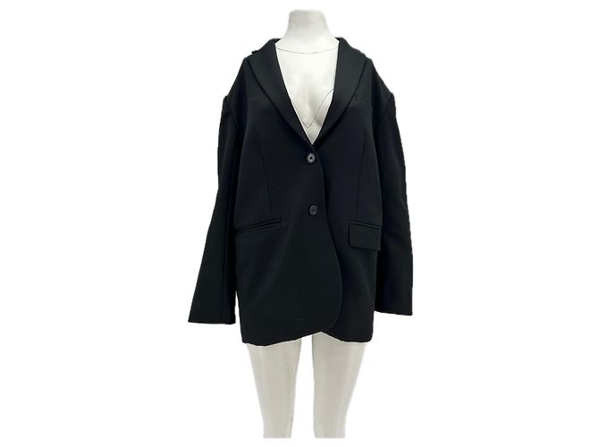Anine Bing Wollblazer Schwarz
