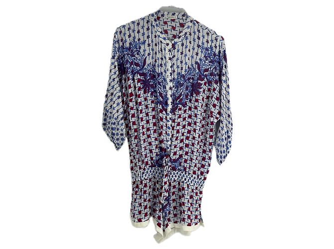 Autre Marque POUPETTE ST BARTH White Patterned Romper