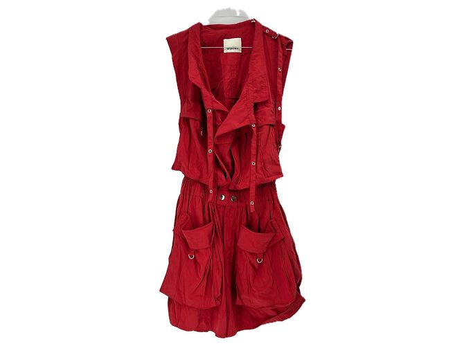 Isabel Marant Macacão vermelho "Hanelor"