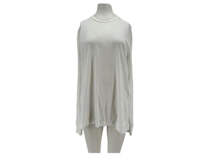 Autre Marque T-shirt bianca a maniche lunghe WARDROBE NYC Bianco