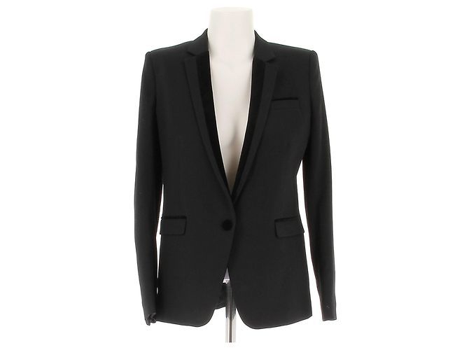 The Kooples Wollblazer Schwarz