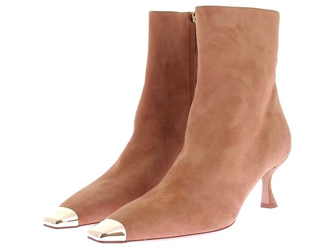 Alexandre Birman Stiefeletten aus Leder Camel Kamel