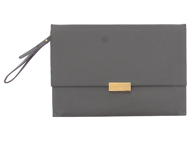 Stella Mc Cartney Pochette en cuir Gris