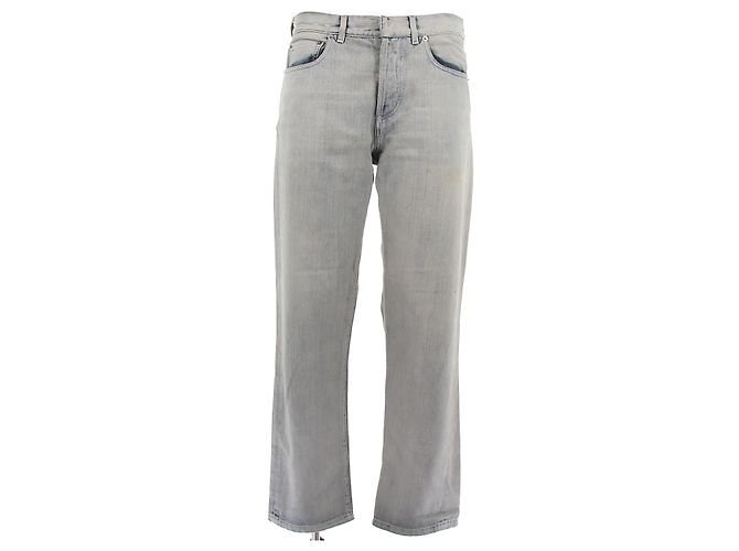 Vaqueros Dior de Algodón Gris Talla 34 