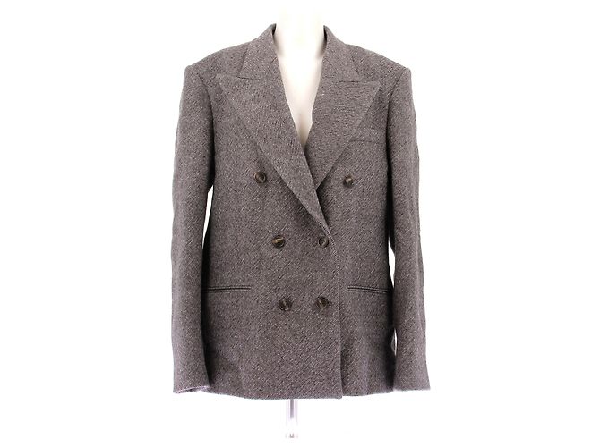 Blazer Magda Butrym in lana grigia Grigio