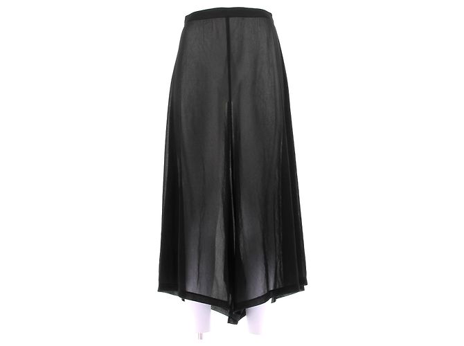 Autre Marque Schwarze transparente Hose