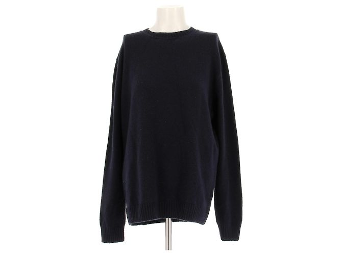 Autre Marque Pullover aus marineblauem Kaschmir