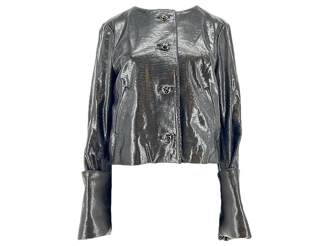 Autre Marque Lederjacke "Gabrielle" Schwarz