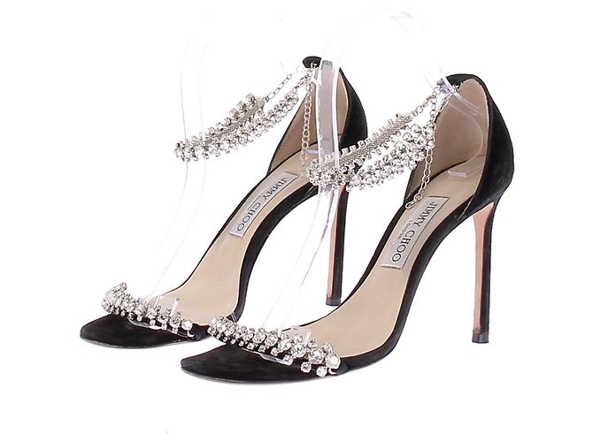 Jimmy Choo Schwarze High Heels