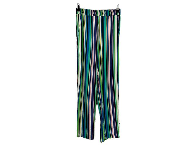 Autre Marque Pantalon rayé multicolor Multiple colors