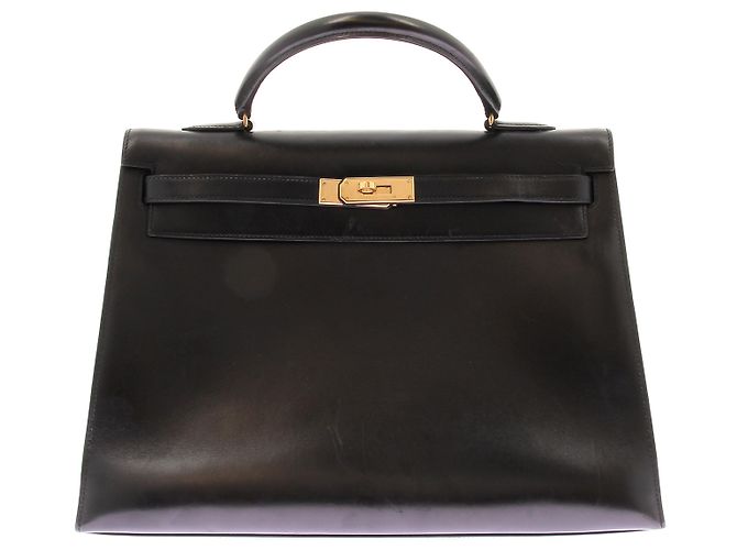 Hermès Borsa in pelle "KELLY 32" Nero