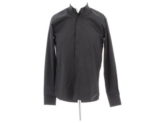 Camicia Saint Laurent in cotone nero