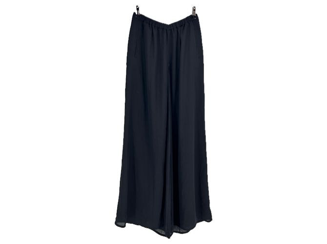 Autre Marque Calça preta transparente Preto