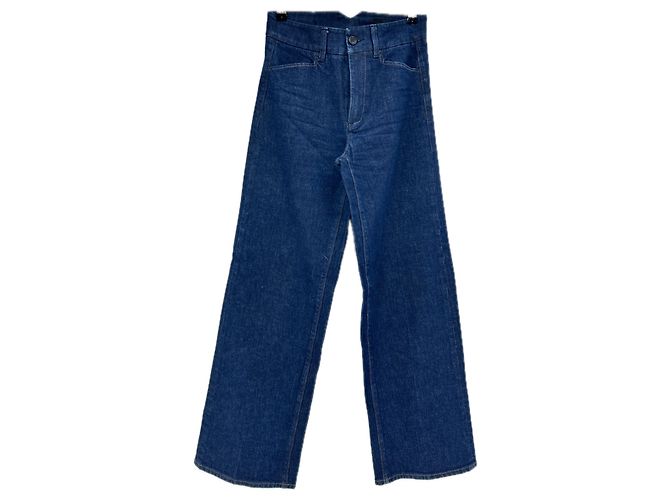 Paige Jeans Jeans Paige Blu Navy in Cotone Taglia 25