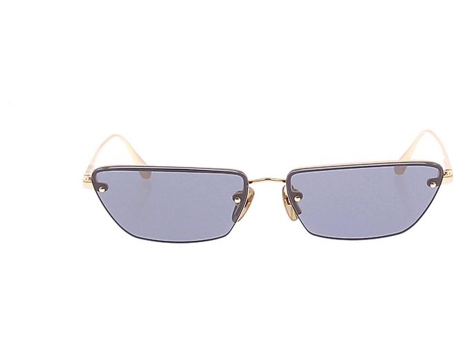 Linda Farrow Sonnenbrille aus Metall Golden