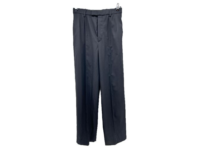Autre Marque Calça preta de lã Preto