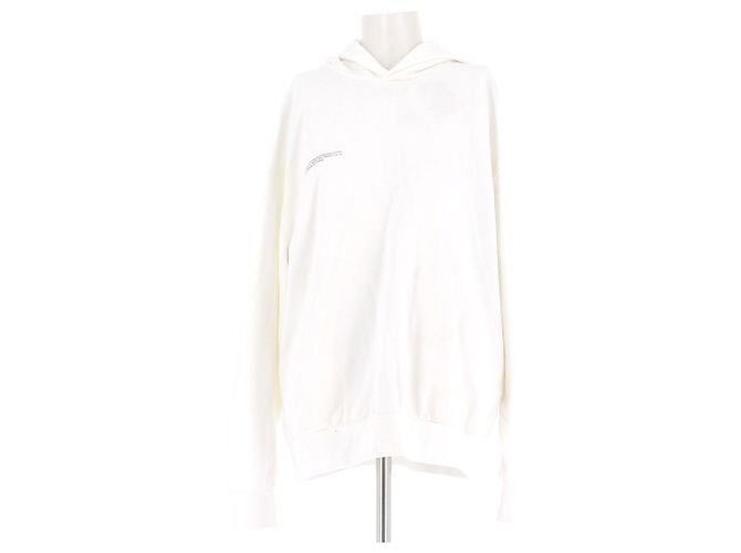 Autre Marque Moletom branco com capuz