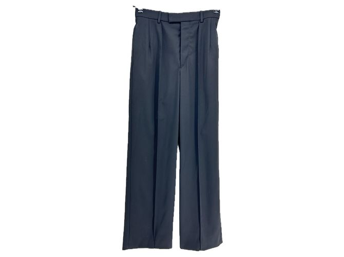 Autre Marque Schwarze Wollhose