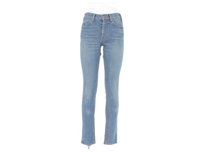 Jeans Slim Azules Céline de Algodón 