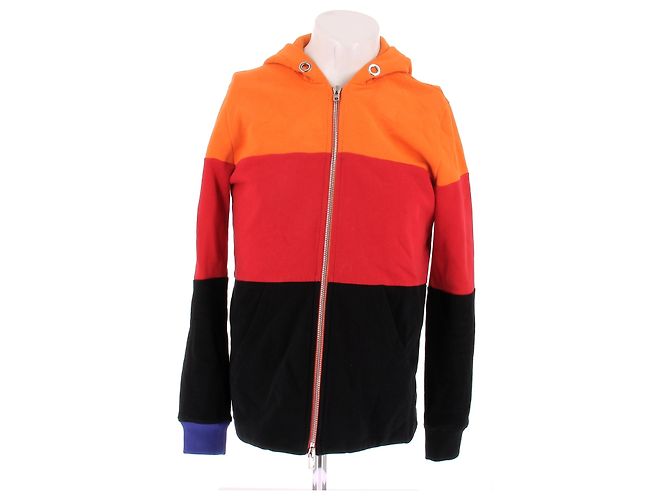 Givenchy Oranger, roter und schwarzer Pullover 