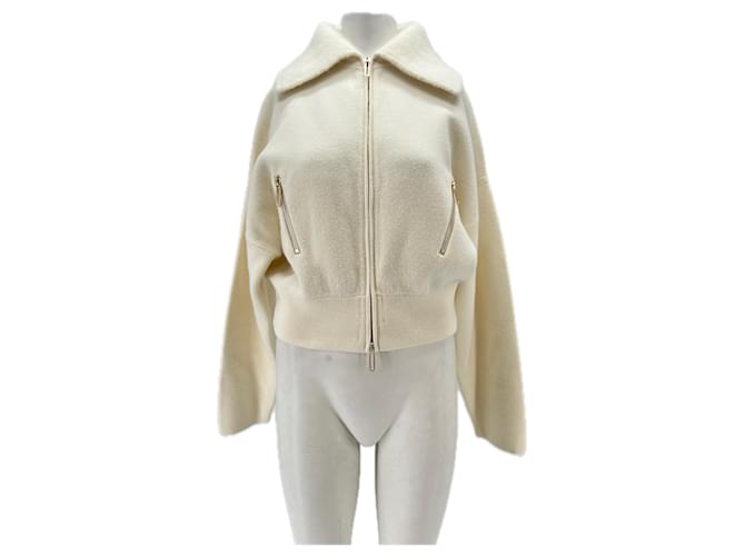 Autre Marque Ecru Strickjacke Beige 