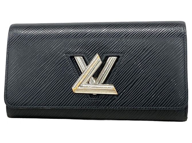 Cartera Larga Twist Epi Louis Vuitton Negro