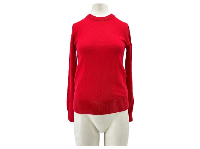 Autre Marque Roter Wollpullover 440ME 