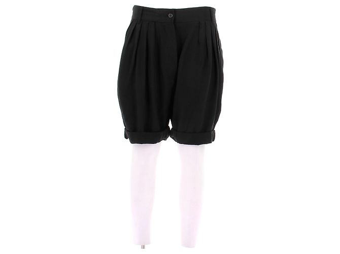 Miu Miu Short nero in seta