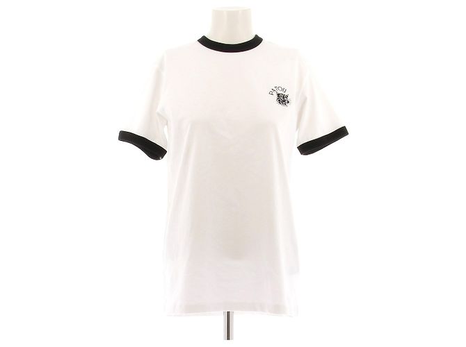 Autre Marque Camiseta blanca con logo Tiger x Patou Blanco