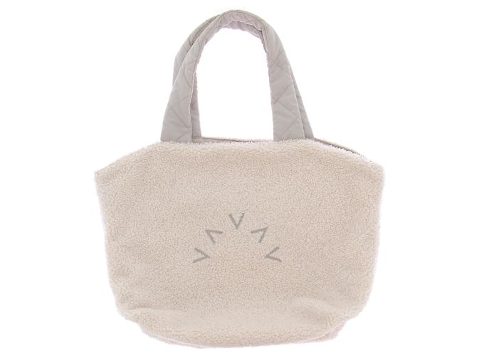 Autre Marque Cabas blanc en shearling