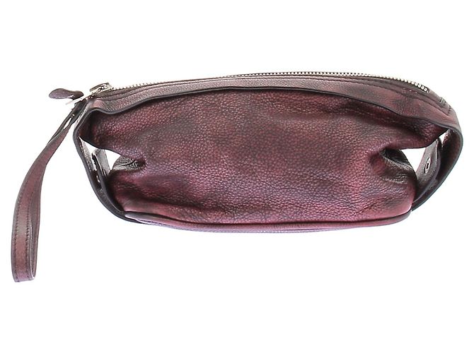 Autre Marque Bolso satchel de cuero burdeos Dhruv Kapoor